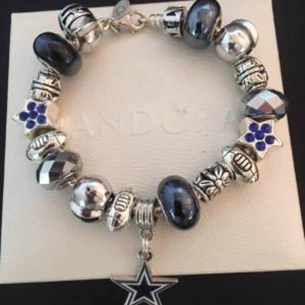 Pandora Dallas Cowboys Themed Bracelet